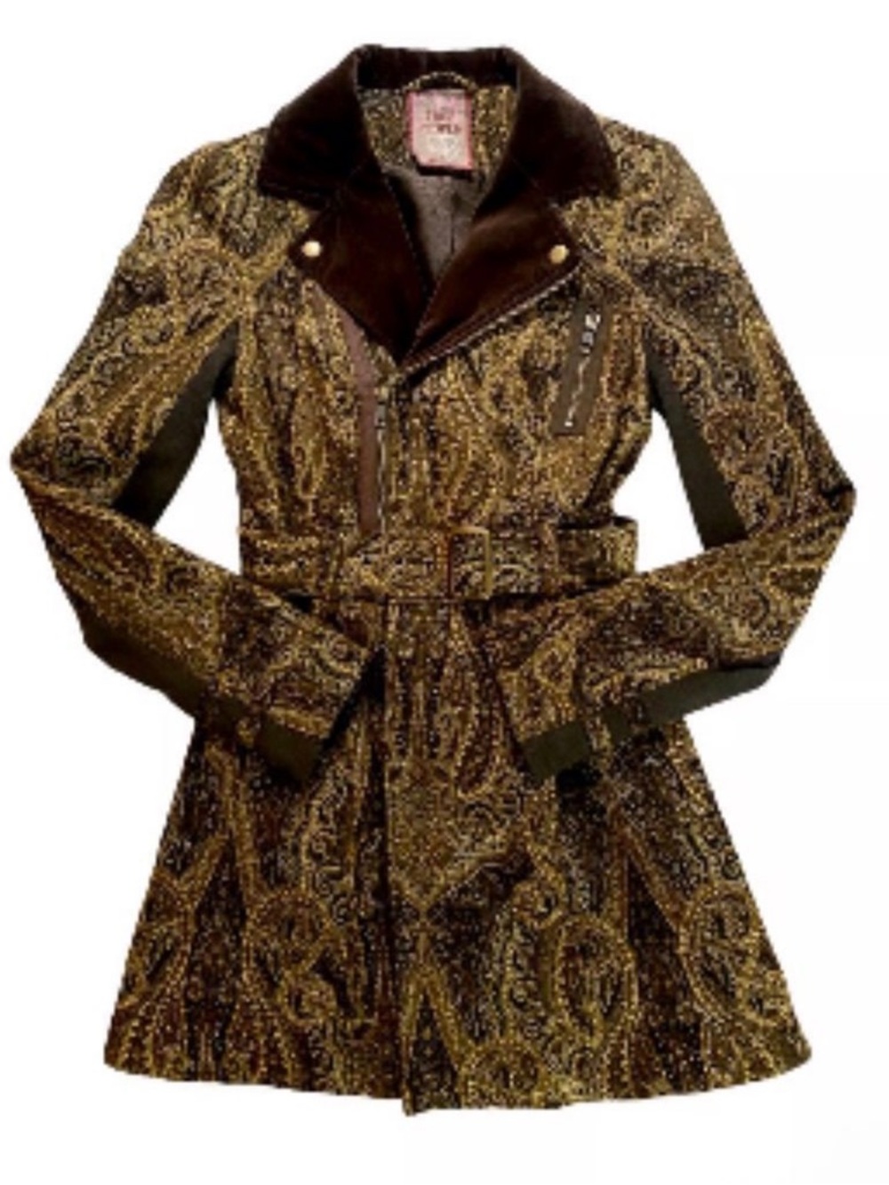 Free People VINTAGE BROCADE JACKET | Sz 2